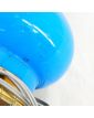 Corps de Lampe à Pétrole Opaline Bleue