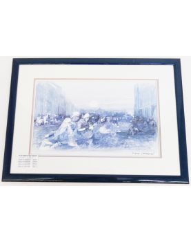Monochrome Dawn in Benares Signed Michel CLOS