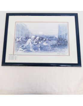 Monochrome Dawn in Benares Signed Michel CLOS