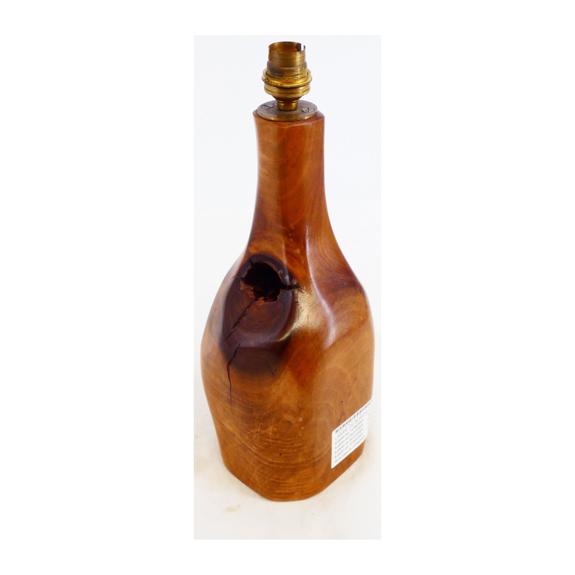 Lampe de Bureau en Bois D.OLIVIER Estampillée Richard LECOMPTE Lampe de Bureau en Bois D.OLIVIER Estampillée Richard LECOMPTE