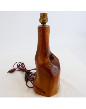 Lampe de Bureau en Bois D.OLIVIER Estampillée Richard LECOMPTE