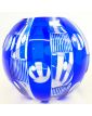 White and Blue Bohemian Vase circa 1970