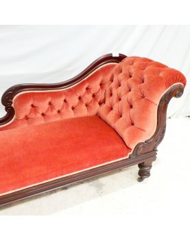 Méridienne Tapissé Rose