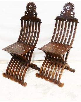 Paire de Chaises Syrienne