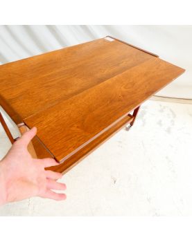 Desserte Gateleg 1 Tiroir Style Scandinave