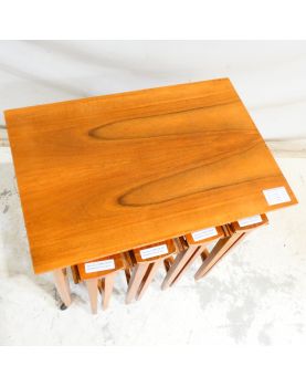 Desserte avec 4 Petites Table Gateleg Style Scandinave