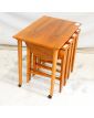 Desserte avec 4 Petites Table Gateleg Style Scandinave