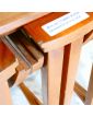 Desserte avec 4 Petites Table Gateleg Style Scandinave