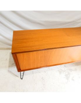 GPLAN Sideboard with 2 Sliding Doors and Metal Legs