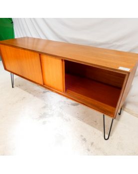 GPLAN Sideboard with 2 Sliding Doors and Metal Legs