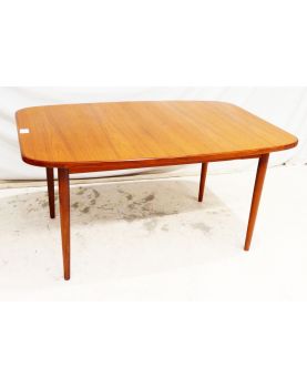 GPLAN Table Rectangulaire aux Coins Arrondis avec 1 Allonge Portefeuille