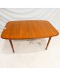 GPLAN Rectangular Table with Rounded Corners and 1 Wallet Extension