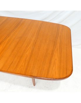 GPLAN Table Rectangulaire aux Coins Arrondis avec 1 Allonge Portefeuille