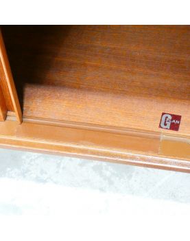 GPLAN Meuble Bas 2 Portes Coulissantes avec Pieds Métal