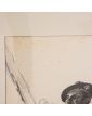Joueur de Cornemuse à l’Encre Diluée Signé Lh. LEMIRRE