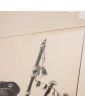 Bagpipe Player in Diluted Ink Signed Lh. LEMIRRE