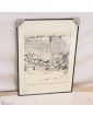 The Wall of Omaha in Diluted Ink Signed Lh. LEMIRRE
