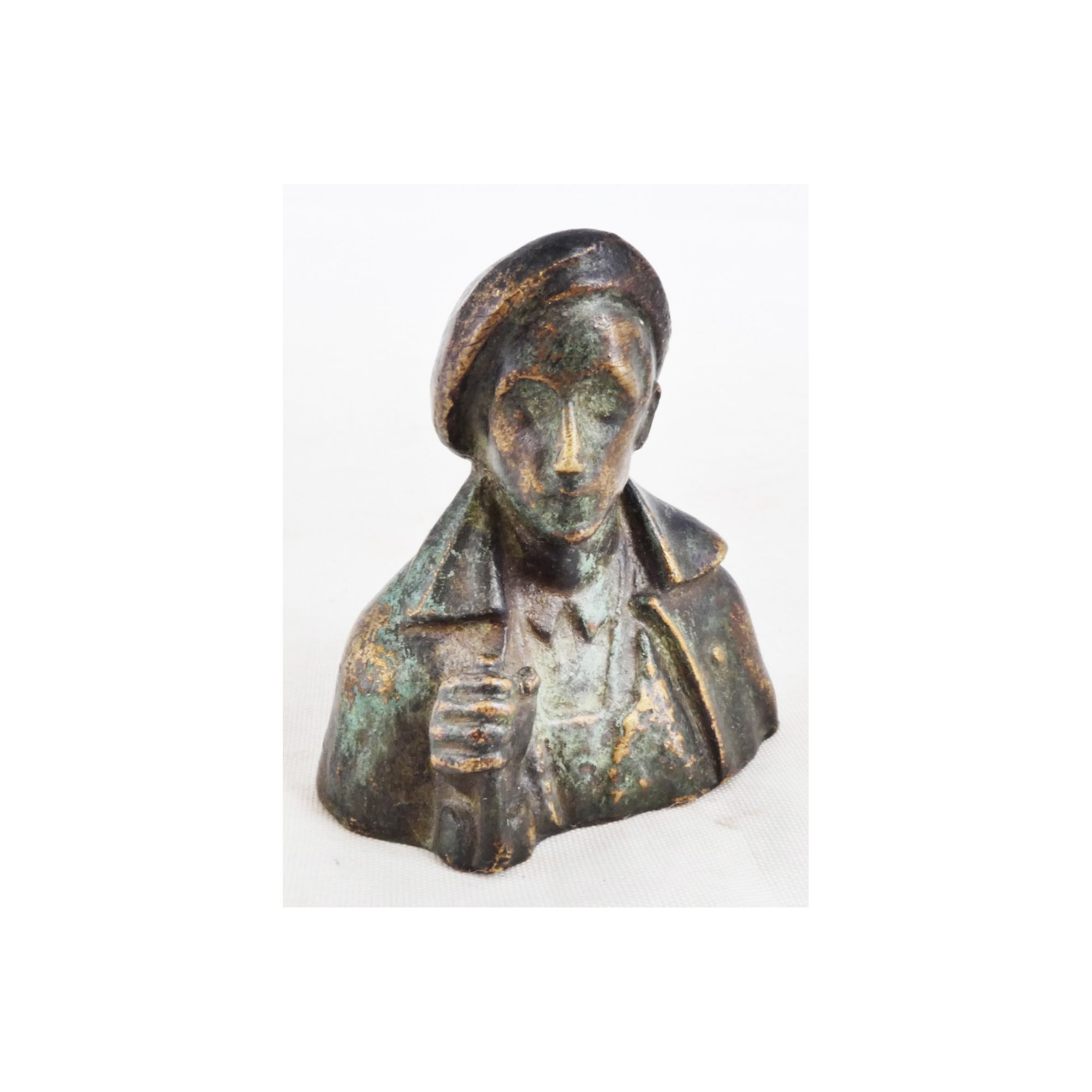 Miniature Bronze Bust Miniature Bronze Bust
