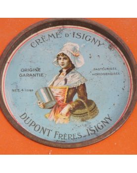 Ancien Petit Cadre Publicitaire Isigny