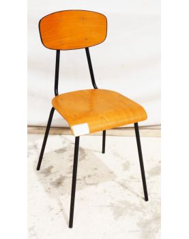 Chaise pour Enfant en Métal Noir