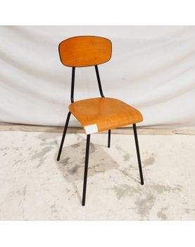Chaise pour Enfant en Métal Noir