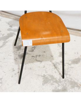 Chaise pour Enfant en Métal Noir