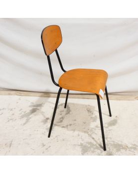 Chaise pour Enfant en Métal Noir