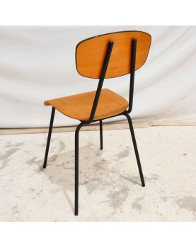 Chaise pour Enfant en Métal Noir