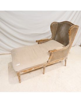 Méridienne Cannée Style Louis XVI