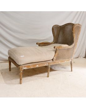 Méridienne Cannée Style Louis XVI