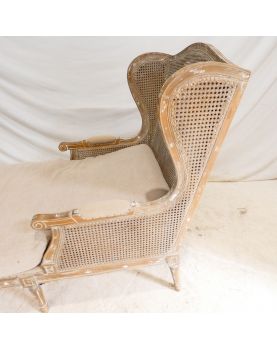 Méridienne Cannée Style Louis XVI