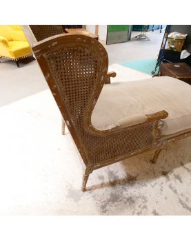 Méridienne Cannée Style Louis XVI