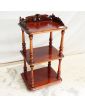 Small 3-Tier Exotic Wood Shelf