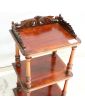 Petite Etagère en Bois Exotique 3 Niveaux