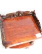 Small 3-Tier Exotic Wood Shelf