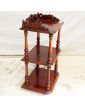 Small 3-Tier Exotic Wood Shelf