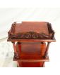 Small 3-Tier Exotic Wood Shelf