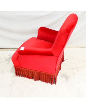 Chauffeuse Tapissée Rouge