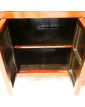 Small Asian Red Lacquered Cabinet 2 Doors 2 Drawers