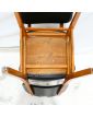 Série de 4 Chaises Style Scandinave en Skaï Noir