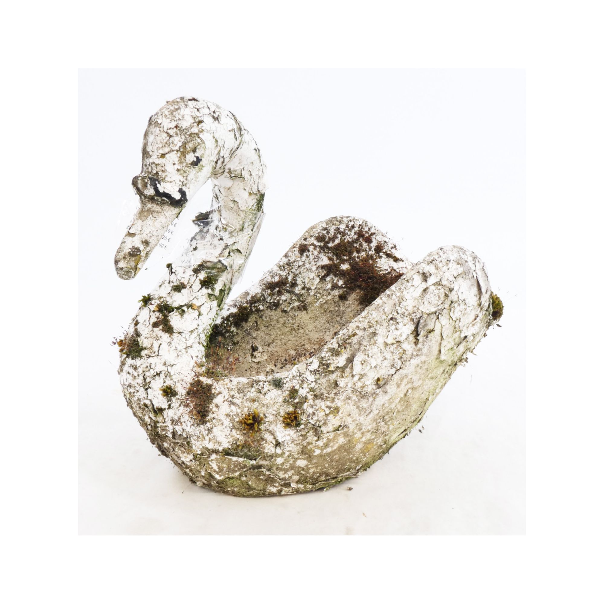 Antique Cement Swan Planter Antique Cement Swan Planter