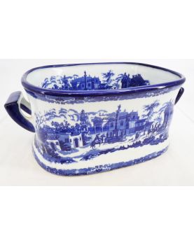 Large English Earthenware Basin