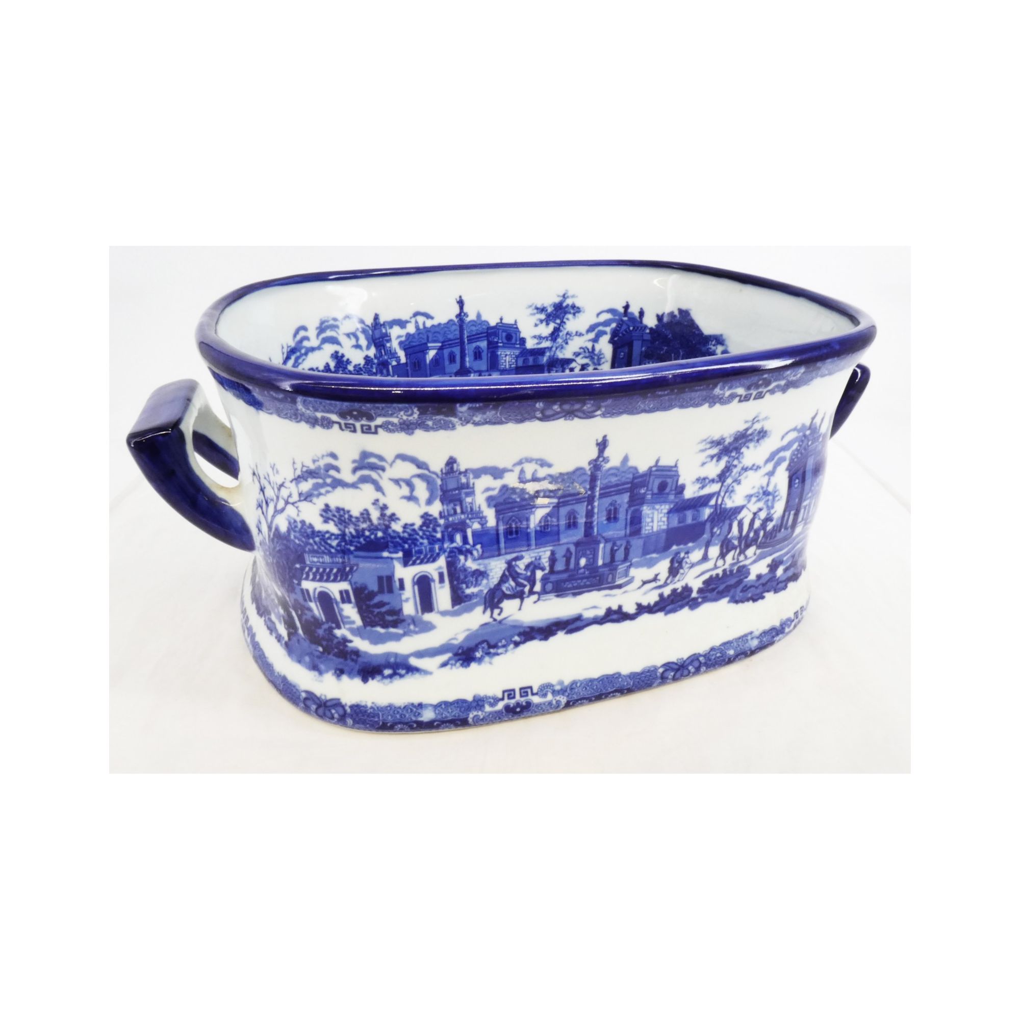 Large English Earthenware Basin Large English Earthenware Basin