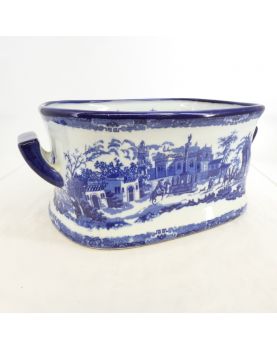 Large English Earthenware Basin
