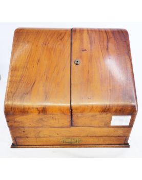 Petit Cabinet Porte Lettres en Acajou XIXe Siècles