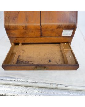 Petit Cabinet Porte Lettres en Acajou XIXe Siècles
