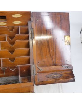 Petit Cabinet Porte Lettres en Acajou XIXe Siècles