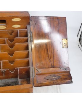Petit Cabinet Porte Lettres en Acajou XIXe Siècles