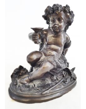 Petit Sujet en Bronze dans le Goût de CLODION