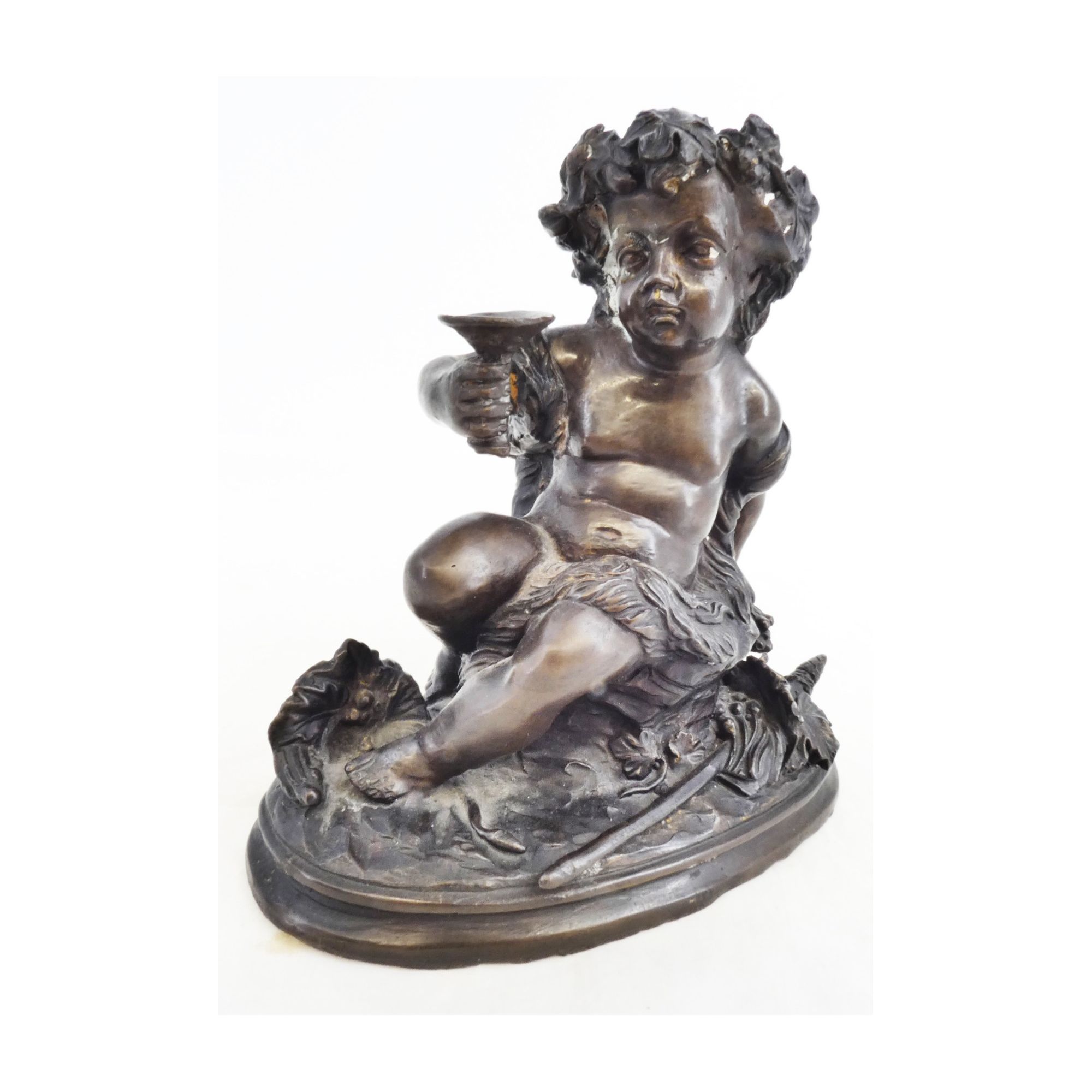 Petit Sujet en Bronze dans le Goût de CLODION Petit Sujet en Bronze dans le Goût de CLODION